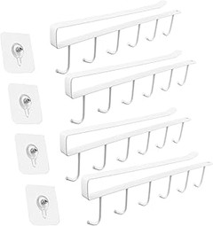 Instrucciones para instalar ganchos para tazas de café
