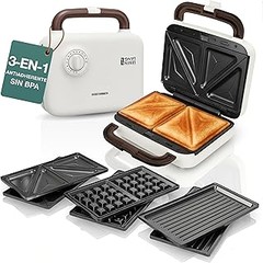 Comparativa de las Mejores Sandwicheras 3 en 1: Cecotec y Aigostar