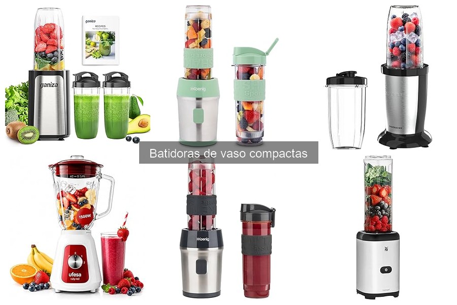 Accesorios imprescindibles para batidoras de vaso compactas