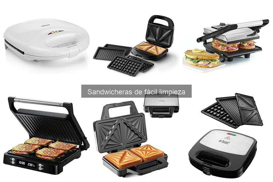 Accesorios útiles para sandwicheras de fácil limpieza
