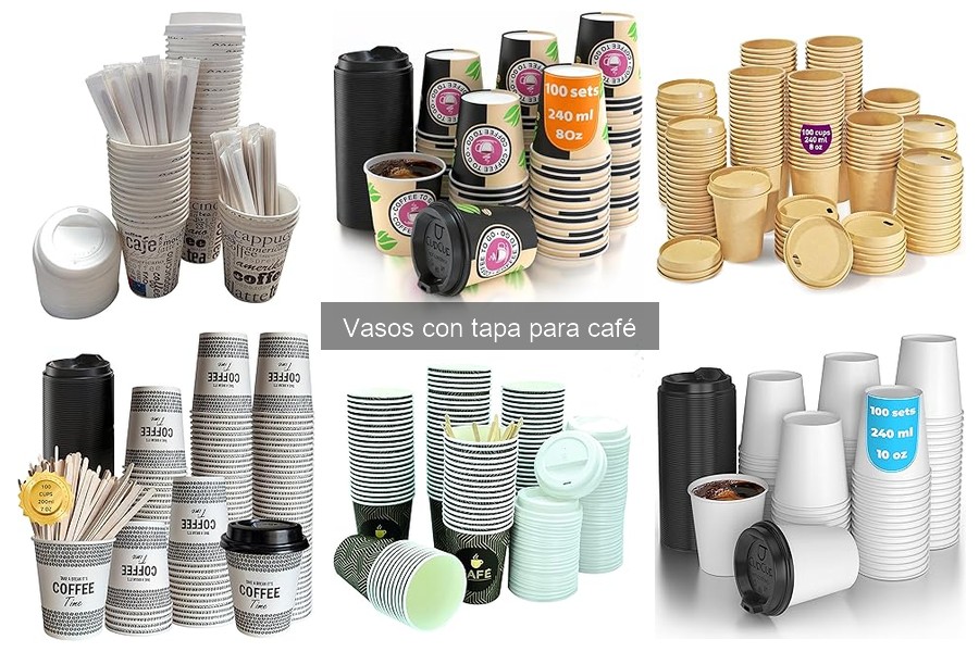 Accesorios Útiles para Vasos con Tapa de Café
