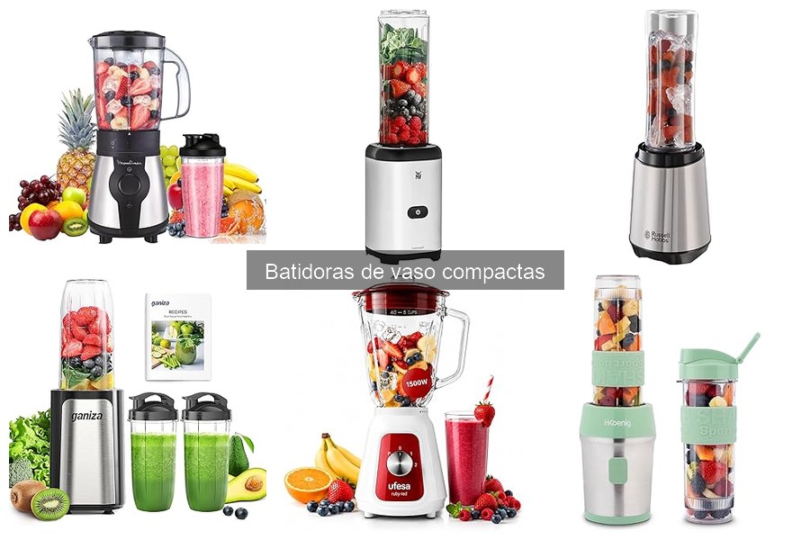 Alternativas a batidoras de vaso compactas para tu cocina