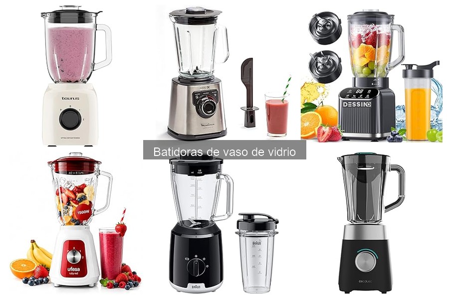 Alternativas a batidoras de vaso de vidrio: ¿Qué elegir?