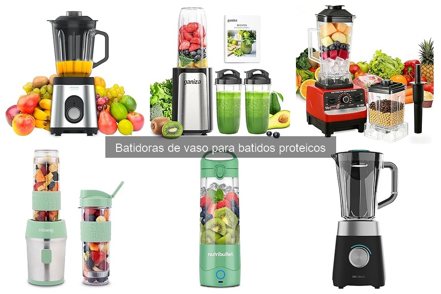 Alternativas a batidoras de vaso para batidos proteicos