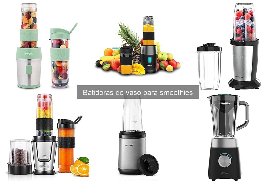 Alternativas a batidoras de vaso para smoothies: opciones efectivas