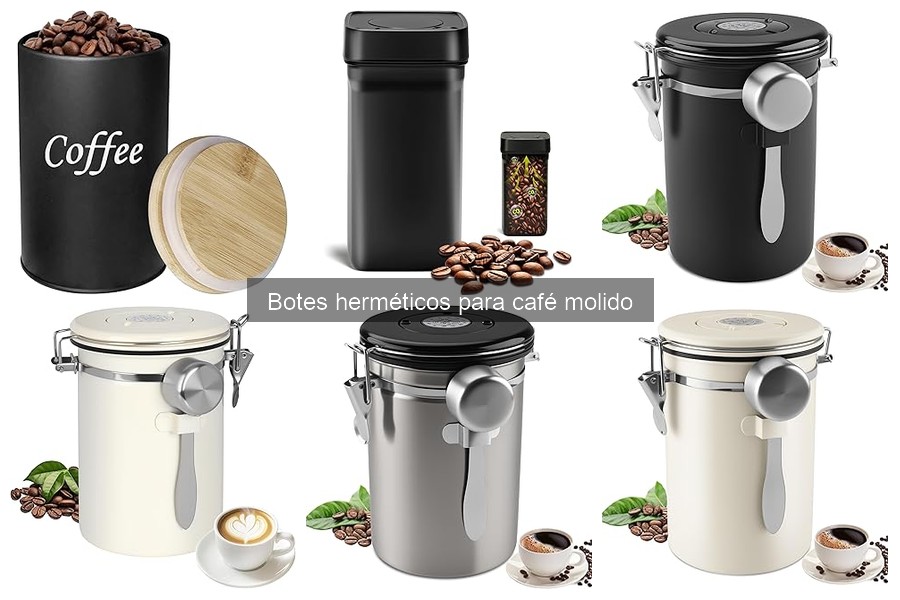 Alternativas a botes herméticos para café molido