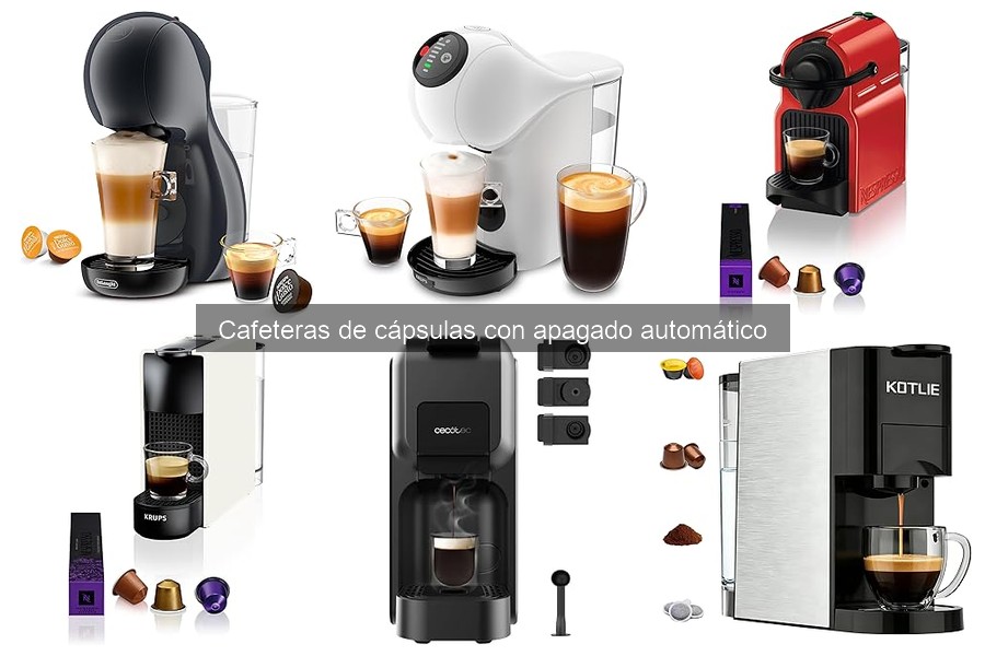 Alternativas a cafeteras de cápsulas con apagado automático
