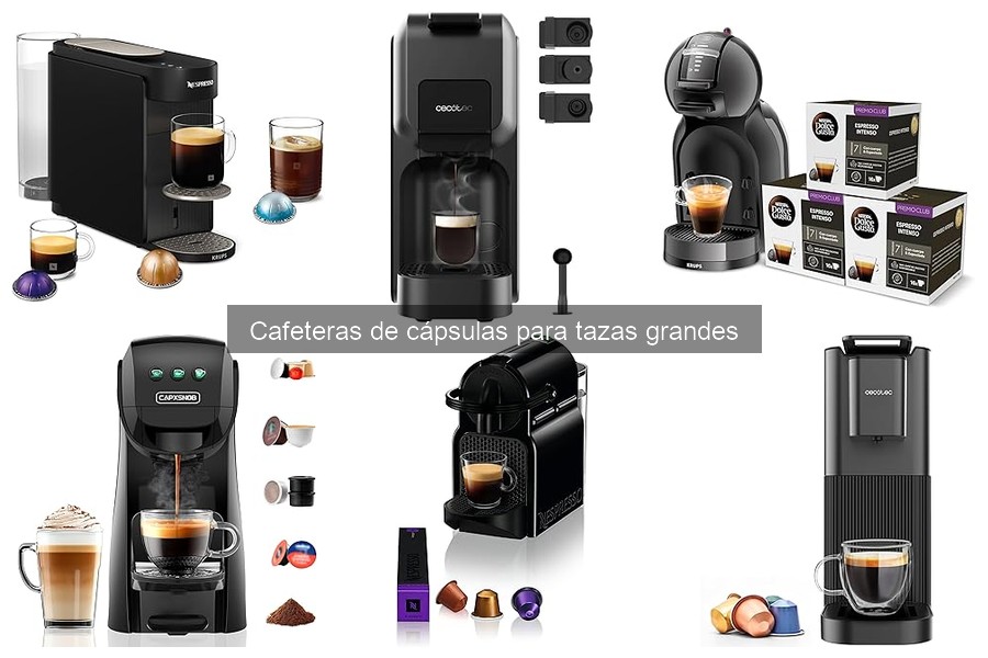 Alternativas a Cafeteras de Cápsulas para Tazas Grandes