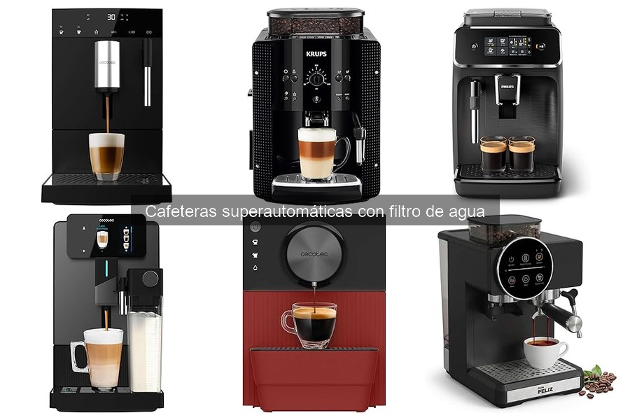 Alternativas a cafeteras superautomáticas con filtro de agua