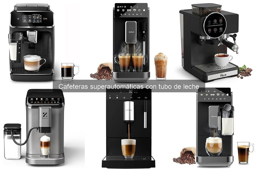 Alternativas a cafeteras superautomáticas con tubo de leche