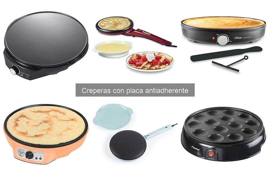 Alternativas a creperas con placa antiadherente