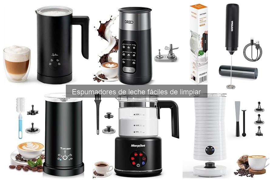 Alternativas a Espumadores de Leche Fáciles de Limpiar