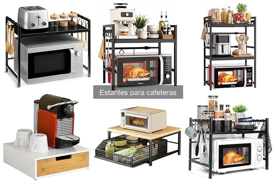 Alternativas a estantes para cafeteras: organiza tu cocina