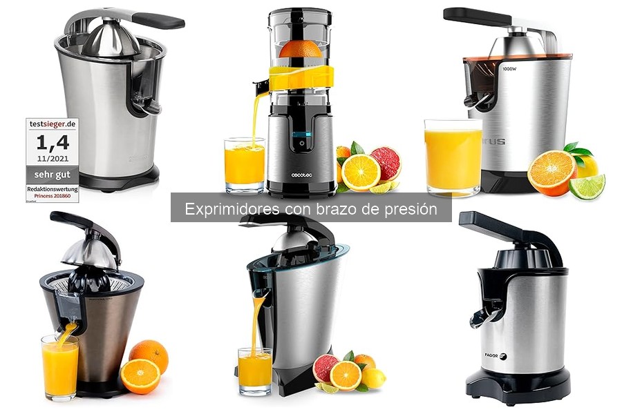 Alternativas a Exprimidores con Brazo de Presión: Mejores Opciones