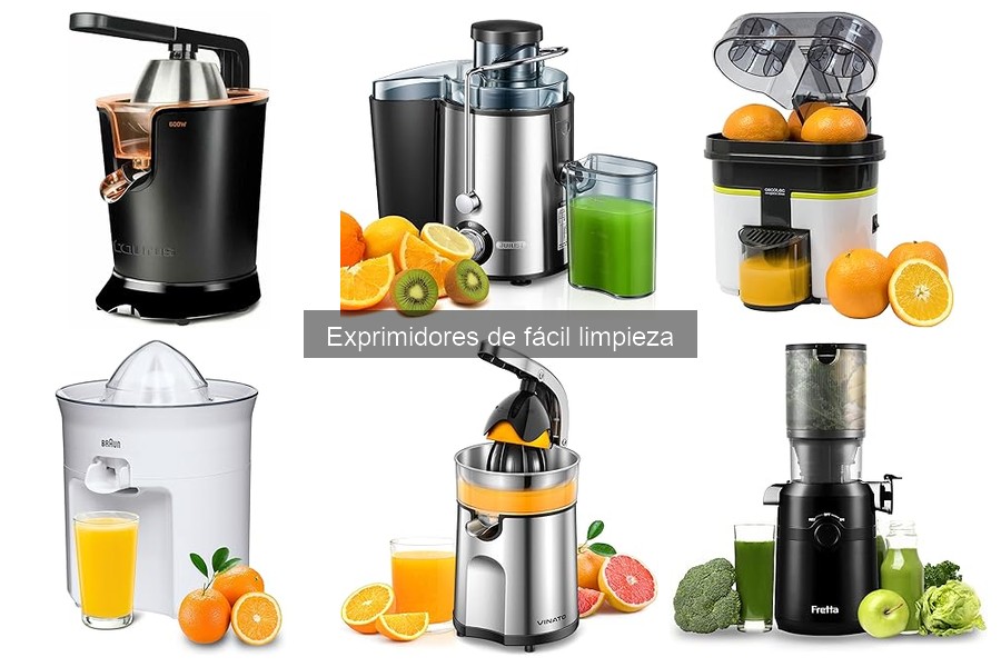 Alternativas a Exprimidores de Fácil Limpieza para Jugo