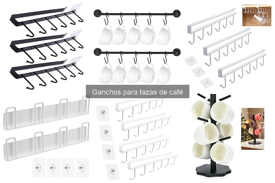 Alternativas a ganchos para tazas de café que debes conocer