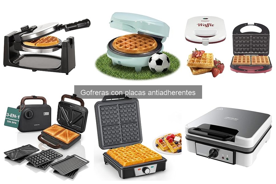 Alternativas a gofreras con placas antiadherentes