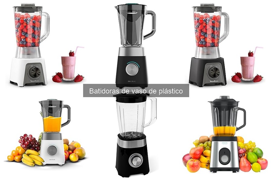 Alternativas a la batidora de vaso de plástico para tus recetas