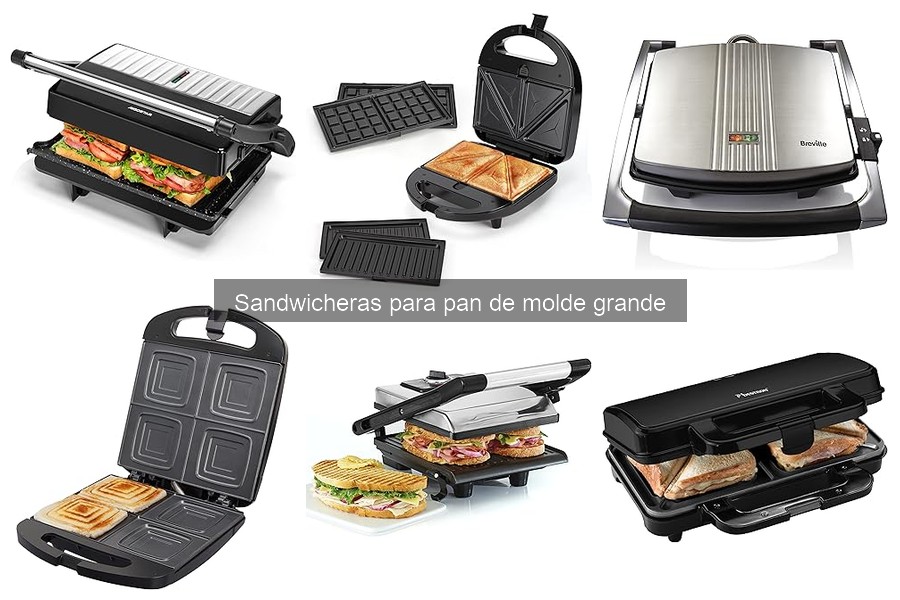 Alternativas a la Sandwichera para Pan de Molde Grande