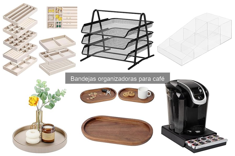 Alternativas a las bandejas organizadoras para café