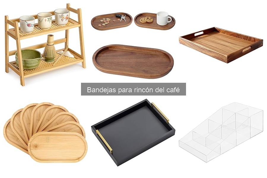Alternativas a las bandejas para rincón del café