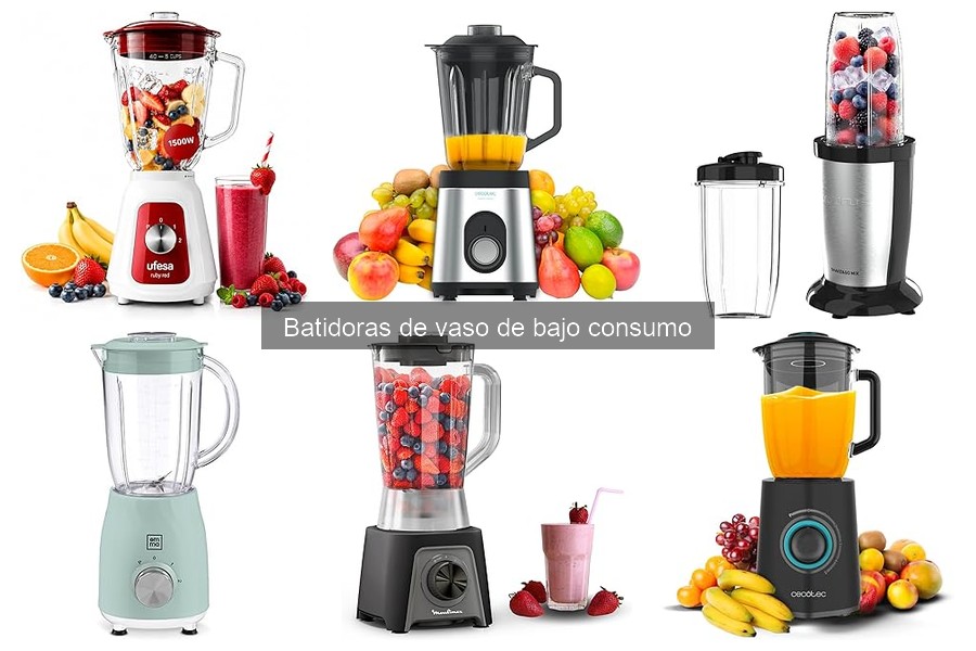 Alternativas a las batidoras de vaso de bajo consumo