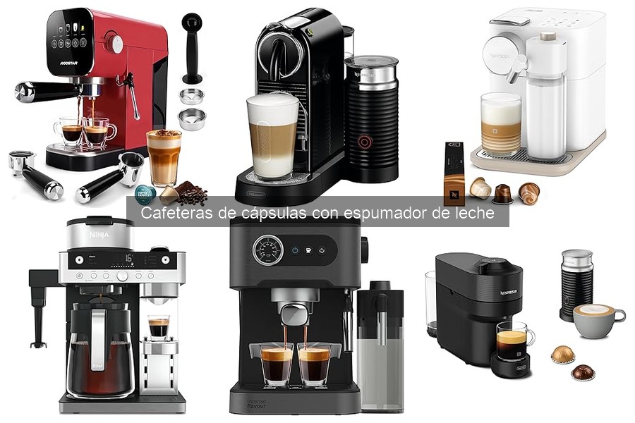 Alternativas a las cafeteras de cápsulas con espumador de leche