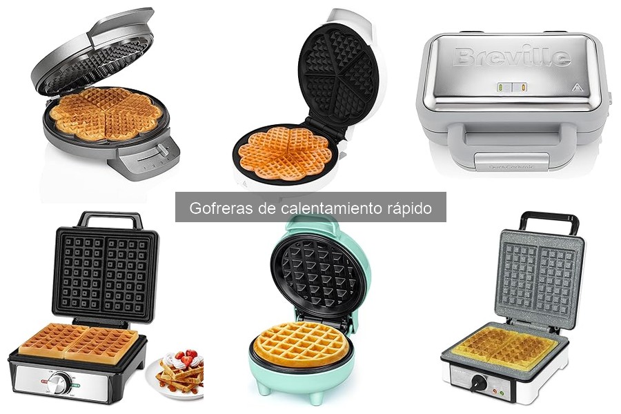 Alternativas a las gofreras de calentamiento rápido