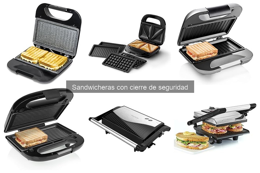 Alternativas a las sandwicheras con cierre de seguridad