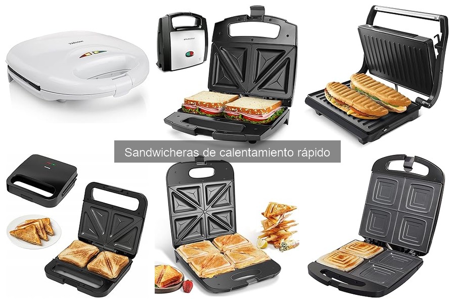 Alternativas a las sandwicheras de calentamiento rápido