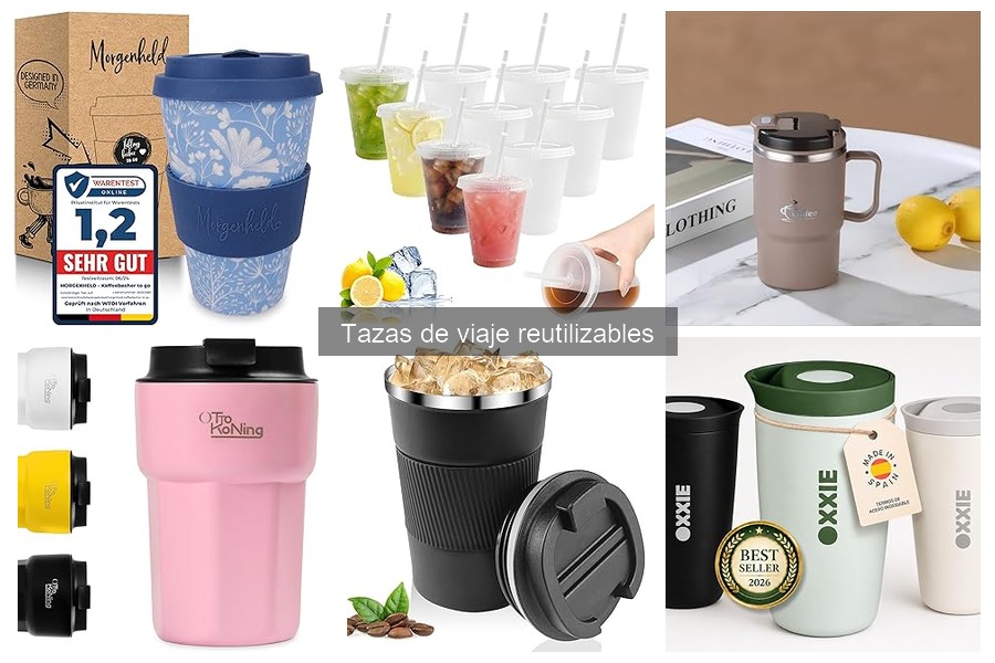Alternativas a las Tazas de Viaje Reutilizables que Debes Conocer