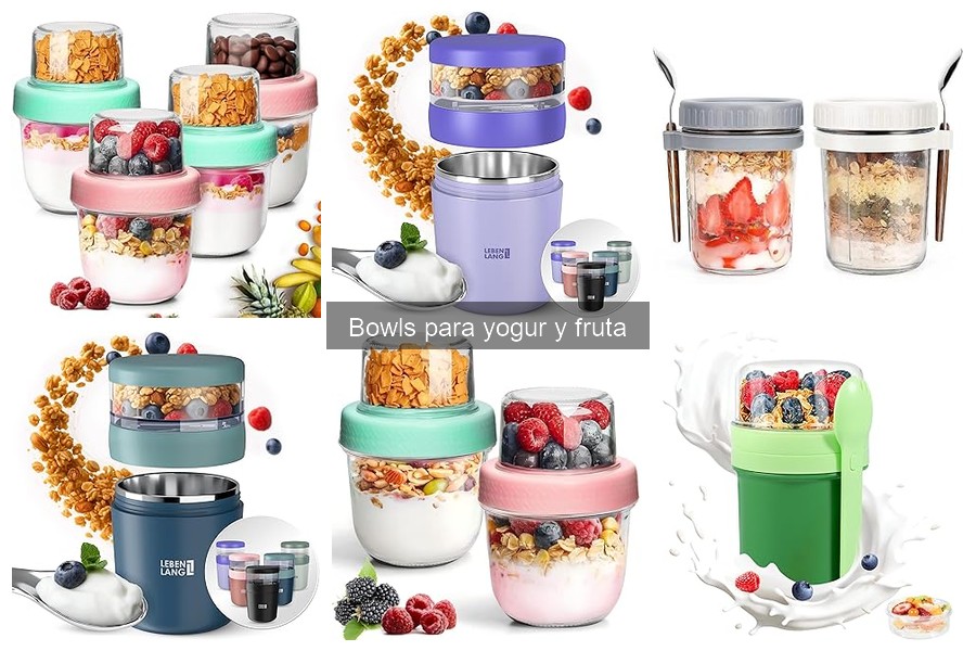 Alternativas a los bowls para yogur y fruta | Opciones útiles