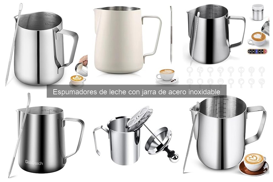 Alternativas a los Espumadores de Leche con Jarra de Acero