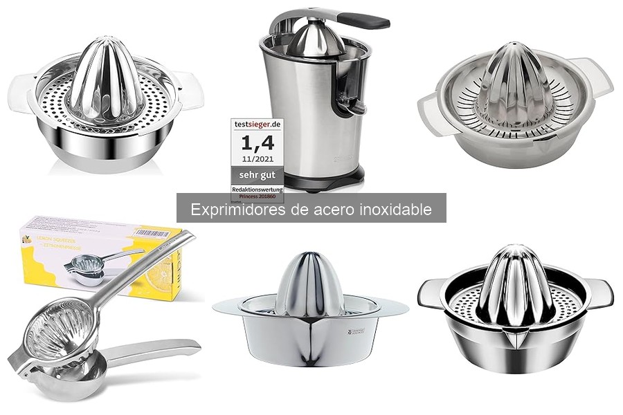 Alternativas a los exprimidores de acero inoxidable