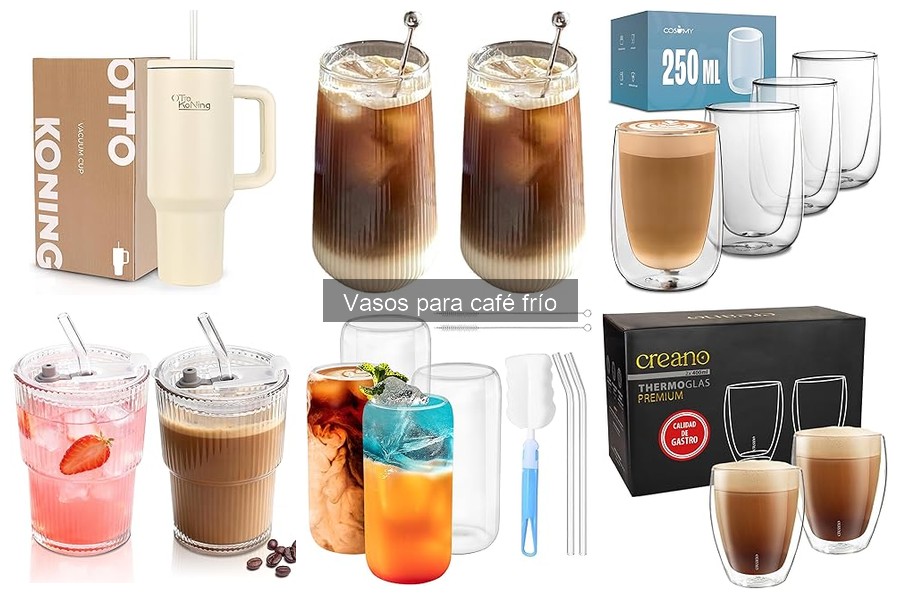 Alternativas a los vasos de café frío para disfrutar mejor