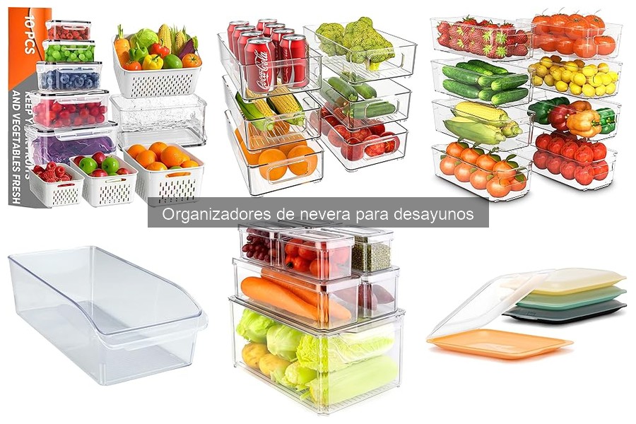 Alternativas a organizadores de nevera para desayunos