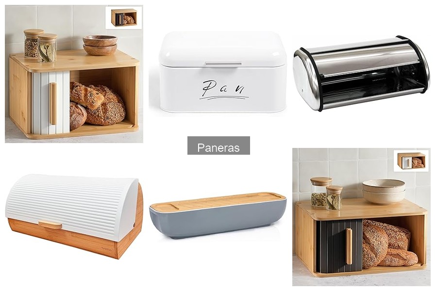 Alternativas a paneras: bolsas y recipientes para conservar el pan