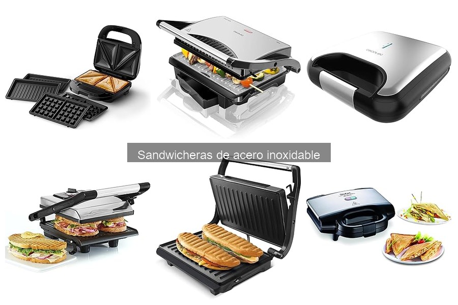 Alternativas a sandwicheras de acero inoxidable: pros y contras