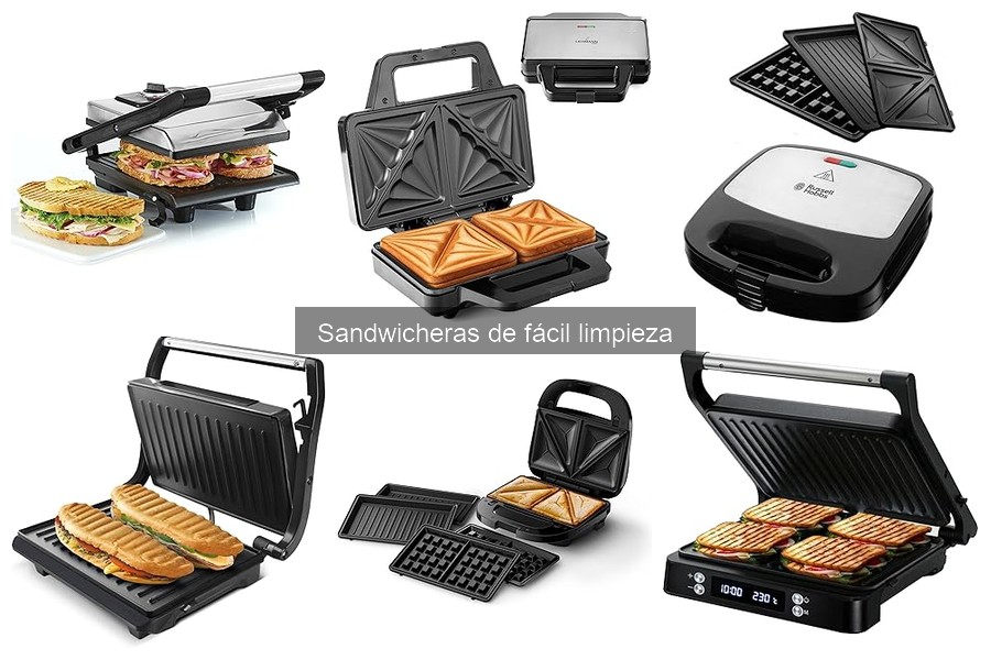 Alternativas a sandwicheras de fácil limpieza: Guía práctica