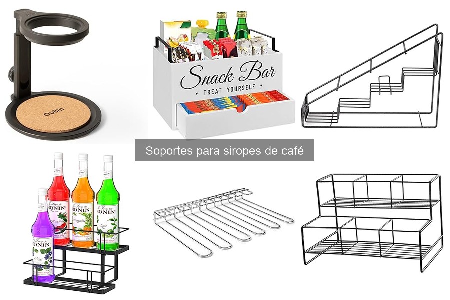 Alternativas a soportes para siropes de café en casa