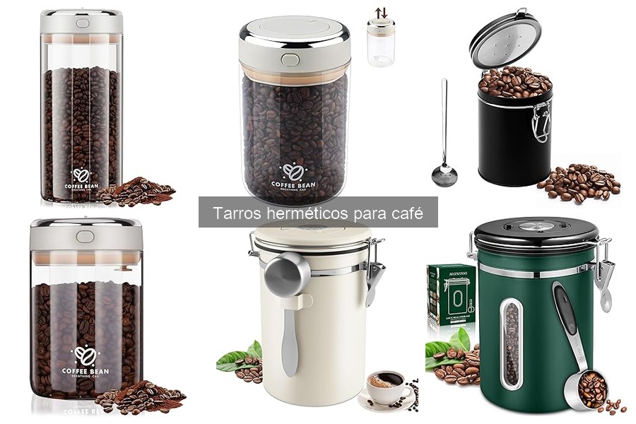 Alternativas a tarros herméticos para almacenar café