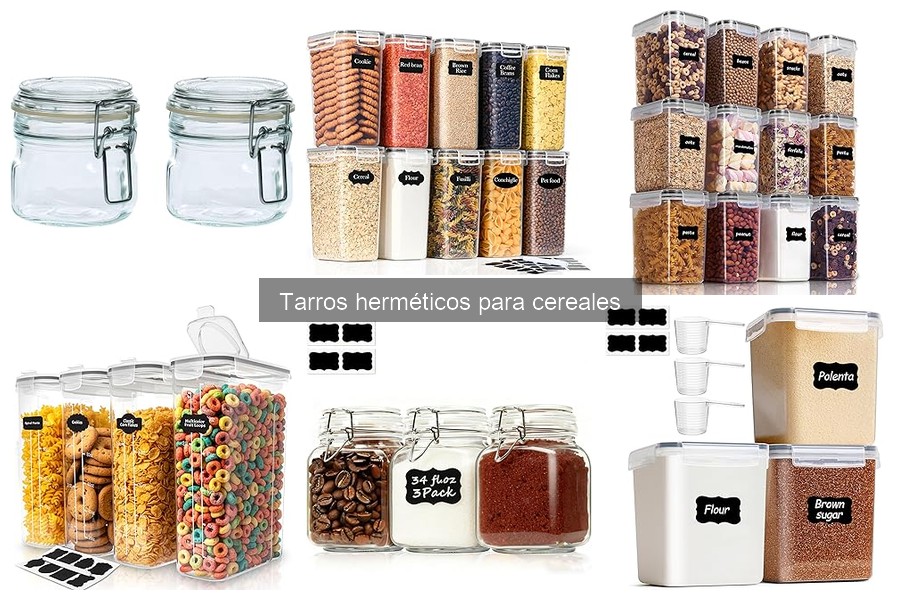 Alternativas a Tarros Herméticos para Almacenar Cereales