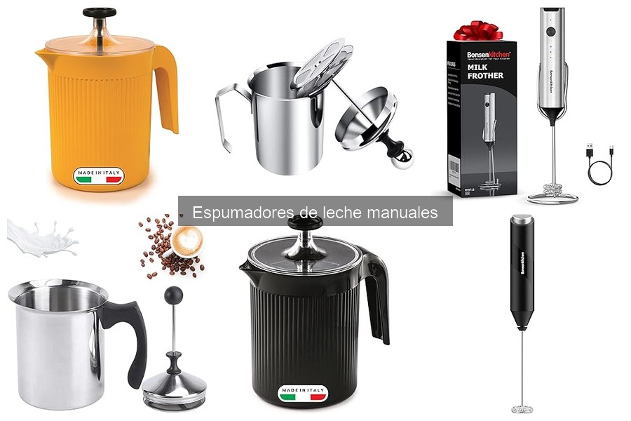 Alternativas al espumador de leche manual para tu café