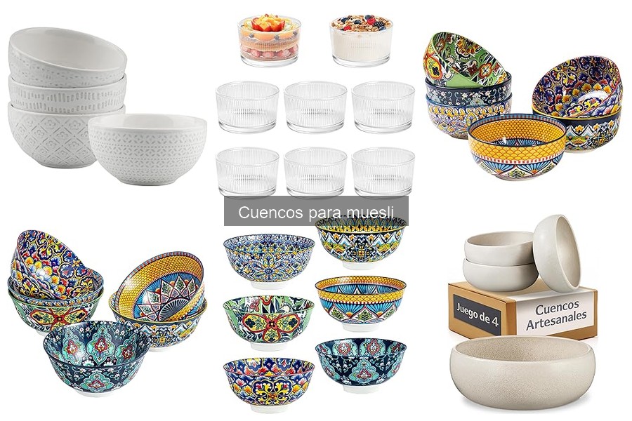 Alternativas creativas a los cuencos para muesli