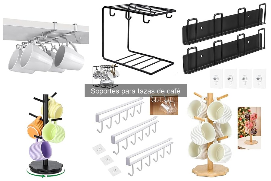 Alternativas creativas a los soportes para tazas de café