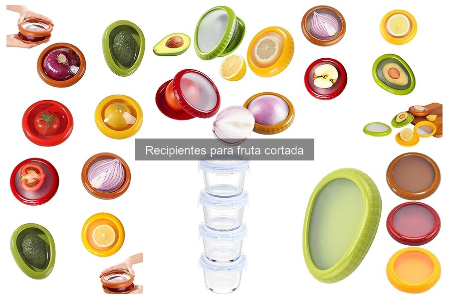 Alternativas creativas a recipientes para fruta cortada