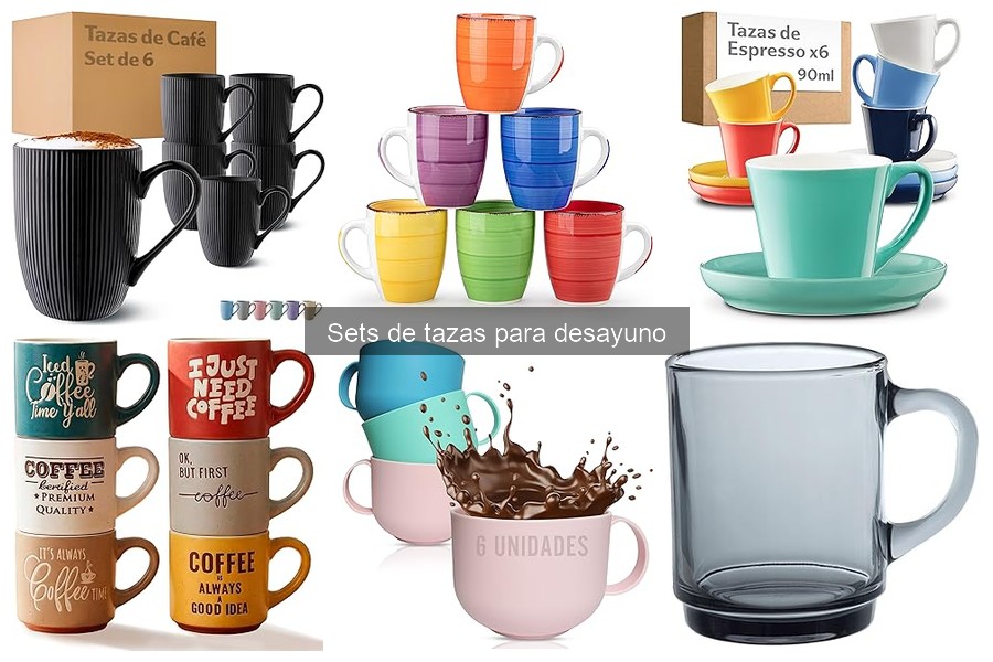 Alternativas Creativas a Sets de Tazas para Desayuno