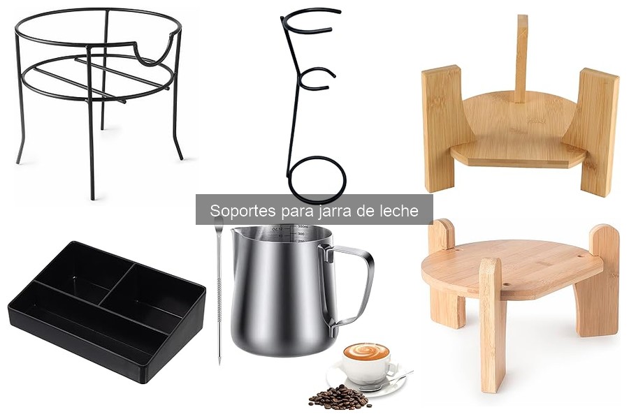 Alternativas efectivas a soportes para jarra de leche