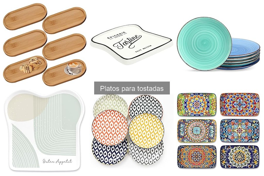 Alternativas innovadoras a platos para tostadas