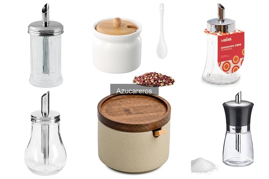 Azucareros compactos ideales para cocinas pequeñas